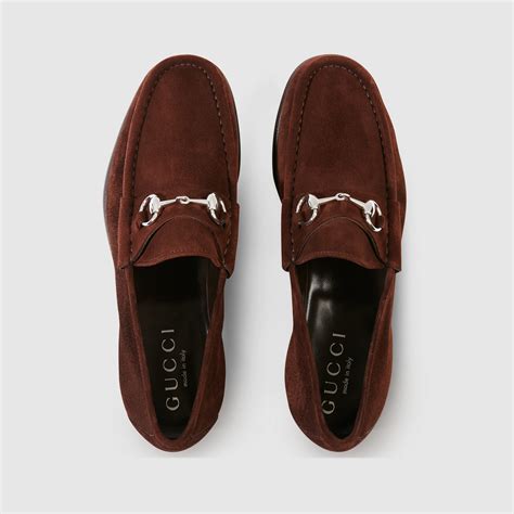 gucci suede loafer.